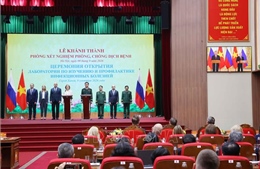 Trung tâm Nhiệt đới Việt - Nga khánh thành Phòng xét nghiệm phòng, chống dịch bệnh