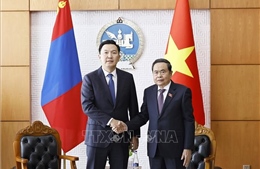 Chủ tịch Quốc hội Trần Thanh Mẫn hội kiến Thủ tướng Mông Cổ 