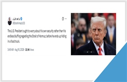 Nghị sĩ cấp cao Iran cảnh báo Tổng thống Trump nên lo cho an ninh của chính mình
