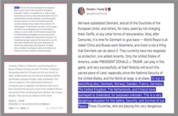 Tổng thống Trump nói về tình huống cực kỳ nguy hiểm với An toàn, An ninh và Sự sống còn của Hành tinh