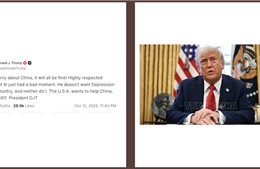 Tổng thống Mỹ Donald Trump bất ngờ ‘xoa dịu’ căng thẳng thuế quan với Trung Quốc
