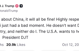 Tổng thống Mỹ Donald Trump bất ngờ ‘xoa dịu’ căng thẳng thuế quan với Trung Quốc