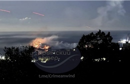 UAV Ukraine tấn công một trong những cảng xuất khẩu dầu lớn nhất của Nga ở Biển Đen