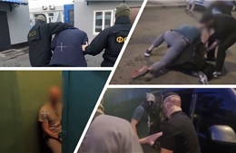 Video an ninh Nga liên tục bắt giữ gián điệp Ukraine từ thủ đô Moskva tới vùng Siberia xa xôi