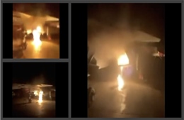 Tình báo quân đội Ukraine tung video phóng hoả tiêm kích Su-30 và Su-27 của Nga trị giá 100 triệu USD