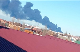 Ukraine tấn công cảng dầu lớn của Nga vào ngày Giáng sinh, gây hỏa hoạn có thể nhìn thấy từ vũ trụ