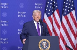 Tổng thống Trump đặt hạn chót cho thỏa thuận với Iran ở lễ khai mạc Hội đồng Hòa bình về Gaza