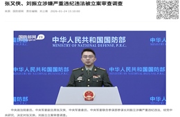 Trung Quốc công bố điều tra Phó Chủ tịch Quân uỷ Trung ương Trương Hựu Hiệp