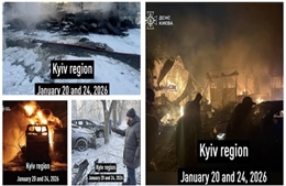 Gần một triệu người ở Kiev không có điện giữa băng giá sau cuộc tấn công của Nga