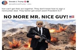 Tổng thống Trump đăng cảnh nổ lớn, cảnh báo cứng rắn với Iran vì đàm phán hạt nhân đình trệ