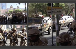 Video xe bọc thép bao vây Dinh Tổng thống Bolivia làm dấy lên lo ngại đảo chính quân sự