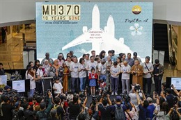 Thân nhân người gặp nạn vụ MH370 tưởng niệm 10 năm ngày máy bay mất tích