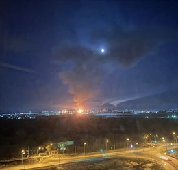 Thêm một nhà máy lọc dầu của Liên bang Nga bị tấn công