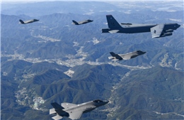Mỹ - Nhật - Hàn lần đầu tập trận chung gần Bán đảo Triều Tiên
