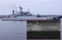 Ukraine tuyên bố tấn công đánh chìm tàu đổ bộ của Nga ở Biển Đen