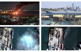 Hình ảnh mới nhất về thiệt hại của Hải quân Nga sau khi Ukraine tấn công Crimea