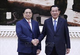 Thủ tướng Chính phủ Phạm Minh Chính bắt đầu thăm chính thức Vương quốc Campuchia