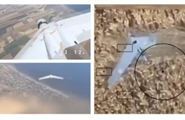 Video cuộc đấu tay đôi trên không giữa thiết bị bay không người lái ở chiến trường Ukraine