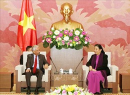 Phó Chủ tịch Quốc hội Tòng Thị Phóng tiếp Đoàn lãnh đạo các cơ quan của LHQ tại Việt Nam
