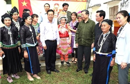 Bộ trưởng Bộ Công an Tô Lâm dự Ngày hội Đại đoàn kết toàn dân tộc tại Hà Giang
