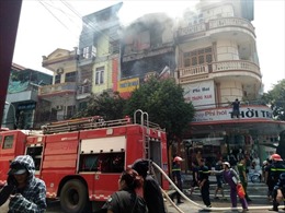 Thanh Hóa: Cháy lớn tại cửa hàng kinh doanh bếp ga, đồ gia dụng