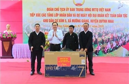 Chủ tịch Ủy ban Trung ương MTTQ Việt Nam dự Ngày hội Đại đoàn kết toàn dân tộc tại Sơn La 