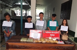 Biên phòng Kon Tum phối hợp với Công an Lào bắt vụ ma túy lớn
