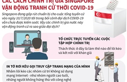 Các cách chính trị gia Singapore vận động tranh cử thời COVID-19