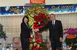 Phó Chủ tịch nước Đặng Thị Ngọc Thịnh chúc mừng Tổng Liên hội Hội thánh Tin lành Việt Nam 