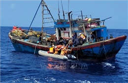 Cứu kịp thời thuyền viên tàu Quảng Ngãi bị nạn nguy kịch trên biển