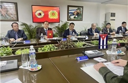 Đoàn đại biểu cấp cao Bộ Công an thăm và làm việc tại Cuba
