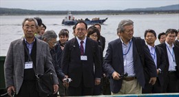 50 quan chức và doanh nghiệp Nhật Bản khảo sát tại quần đảo tranh chấp với Nga