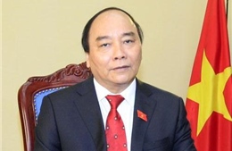 Thủ tướng Nguyễn Xuân Phúc trả lời phỏng vấn trước khi phát biểu tại Đại hội đồng Liên hợp quốc