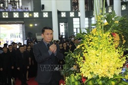 Đoàn Thông tấn xã Việt Nam viếng Chủ tịch nước Trần Đại Quang 