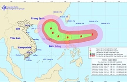 Xuất hiện siêu bão Yutu sức gió mạnh cấp 16 gần Biển Đông