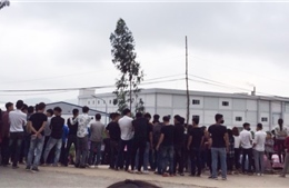 Gần 3.800 công nhân ngừng việc tạp thể ở Thanh Hóa