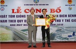 Cơ sở sản xuất tôm giống đạt chuẩn Thú y thế giới đầu tiên tại Việt Nam
