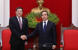 Trưởng ban Kinh tế Trung ương tiếp Đoàn đại biểu Đảng Cộng sản Trung Quốc