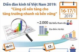 Diễn đàn kinh tế Việt Nam 2019: &#39;Củng cố nền tảng cho tăng trưởng nhanh và bền vững&#39;