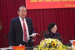Phó Thủ tướng Trương Hòa Bình làm việc tại tỉnh Yên Bái về công tác phòng, chống tham nhũng