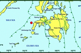 Động đất mạnh 5,4 độ gây chấn động Philippines