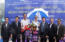 Đón những du khách quốc tế đầu tiên đến Thừa Thiên - Huế bằng đường hàng hải