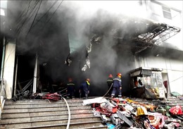 Cháy lớn tại chợ trung tâm Thái Nguyên, thiệt hại khoảng 500 triệu đồng
