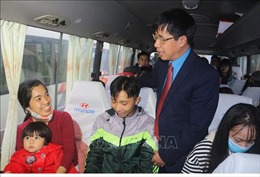Hà Nam tổ chức 30 chuyến xe miễn phí đưa 1.000 công nhân về quê đón Tết