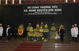 Tổ chức trọng thể Lễ tang đồng chí Nguyễn Đức Bình
