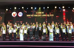 524 doanh nghiệp đạt danh hiệu Hàng Việt Nam chất lượng cao 2019 