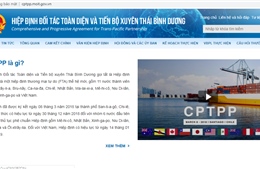 Ra mắt chuyên trang điện tử về Hiệp định CPTPP