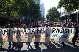 Hàng nghìn người Australia biểu tình, phản đối chủ nghĩa bài Hồi giáo 