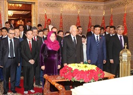 Chủ tịch Quốc hội Nguyễn Thị Kim Ngân viếng Vua Mohammed V