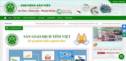Ra mắt Sàn giao dịch tôm Việt